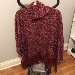 Oversize poncho